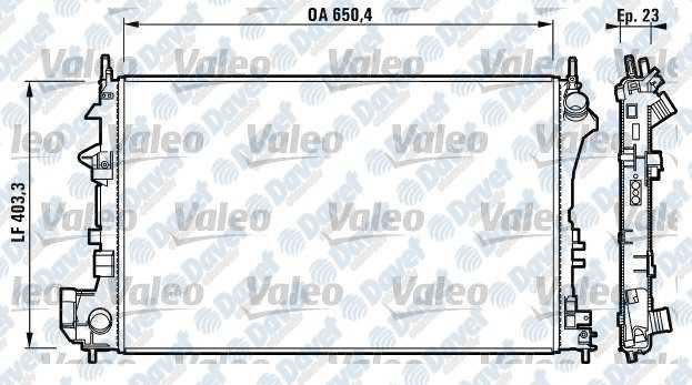 VALEO 732879 Su Radyator Vectra C 1.6 1.8 16v 2002->
